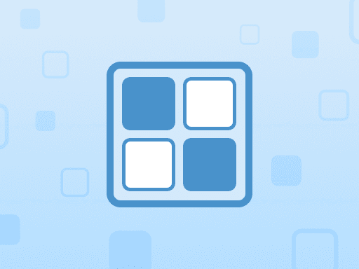 Complete the grid with two colours by following a set of rules.