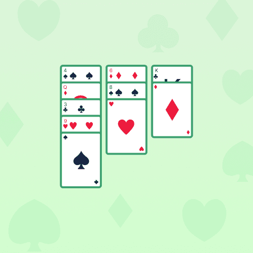 Arrange every suit from Ace to King, using free cells to plan each move.