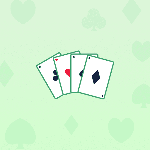 Arrange cards by suit from Ace to King in the classic Klondike format.