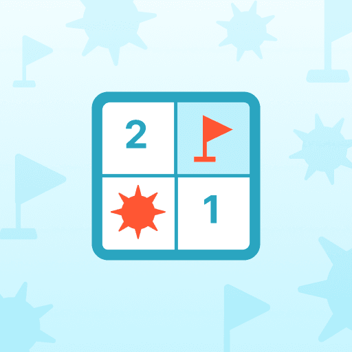 Use numbered clues to locate every mine without opening a dangerous square.